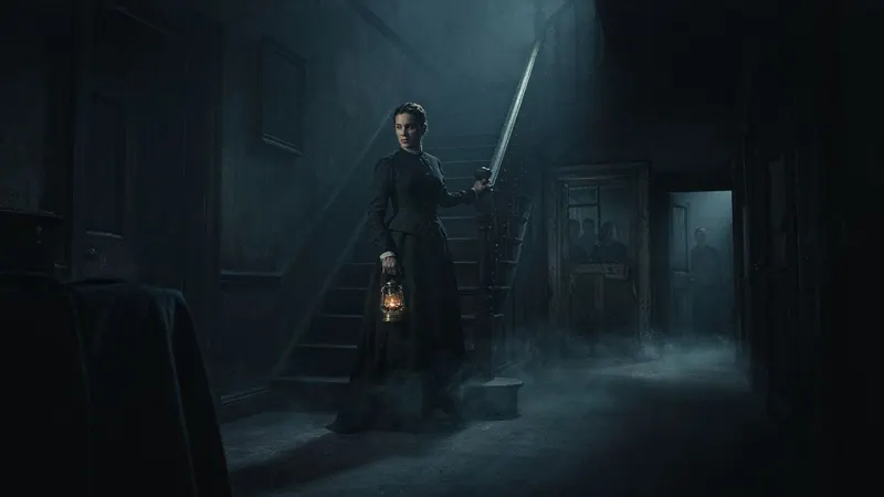 Dark Mystery style example scene: The haunted history of the Winchester House