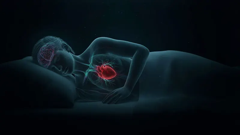 Science 3D style example scene: What happens inside your body while you sleep