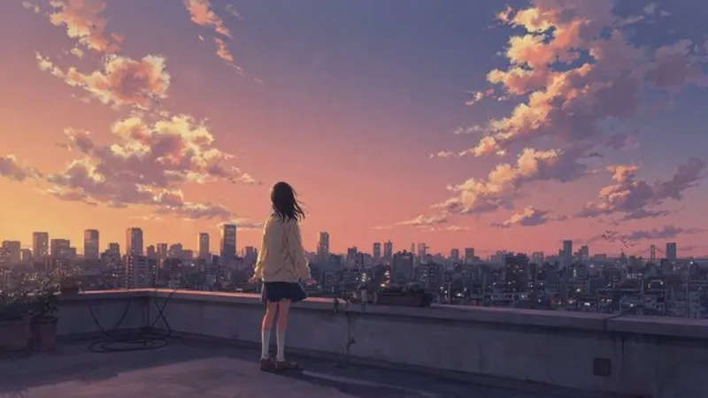 Anime video style example