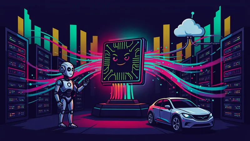 Cartoon Explainer style example scene: Why NVIDIA became the most valuable company