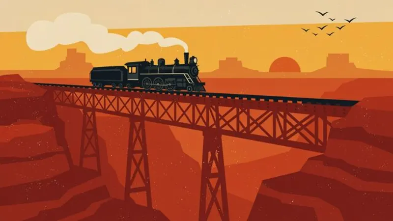 Retro Poster video style example